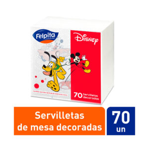 Servilletas felpita Disney decoradas x 70 uni