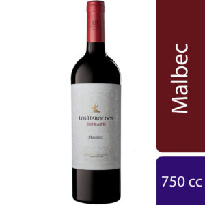Vino tinto Malbec Los Haroldos Estate 750 ml