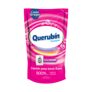 Jabón líquido para ropa Querubín premium 800 ml.