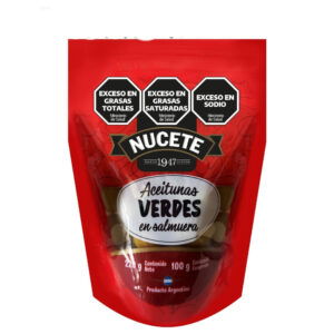 Aceitunas verdes Nucete dp 220 grs