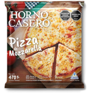 Pizza Horno casero de mozzarella 470 g.