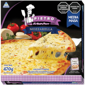Pizza Pietro de mozzarella 470 g.