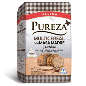 Harina multicereal con levadura Pureza con masa madre 1 kg