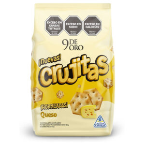 Galletitas snack Crujitas sabor queso 120 grs
