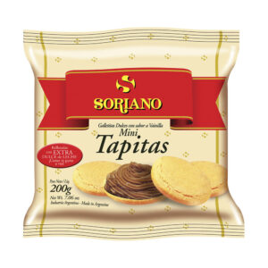 Tapitas de vainilla Soriano mini 200 g.