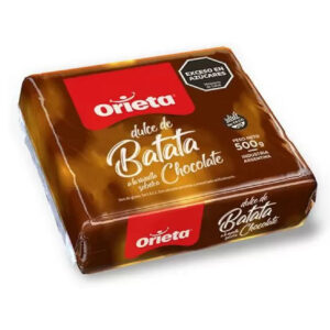 Dulce de batata con chocolate Orieta 500 g.