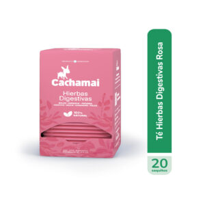 Té de hierbas en saquitos Cachamai digestivo rosa 20 u.
