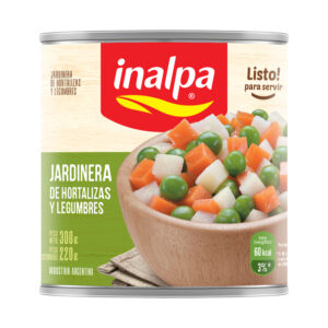 Jardinera Inalpa hortalizas y legumbres lata 300 g.