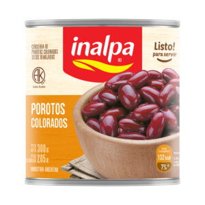 Porotos colorados Inalpa secos remojados 300 g.