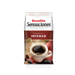 Café molido torrado intenso Bonafide Sensaciones 1 kg.