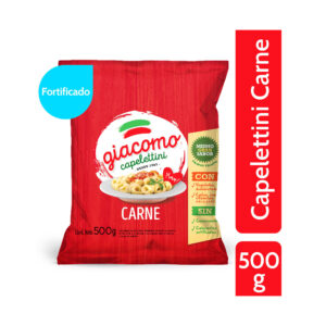 Capelletini carne fortificado Giacomo bolsa 500 g.