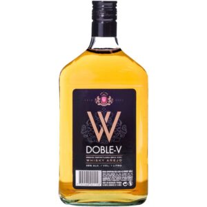 Whisky nacional Doble V en botella 1 lt.