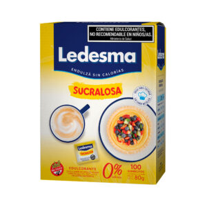 Edulcorante en sobres Ledesma con sucralosa 100 u.