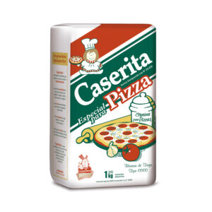 Harina de trigo Caserita para pizzas 1 kg.