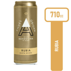 Cerveza rubia Andes Origen 710 ml