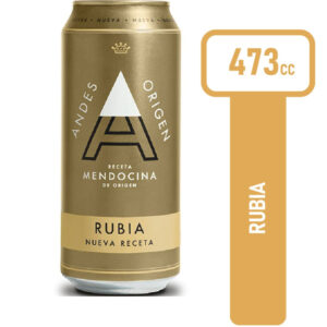 Cerveza rubia Andes Origen 473 ml