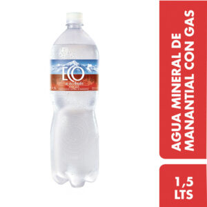 Agua mineral con gas Eco de los Andes 1,5 lts