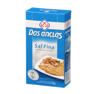Sal fina Dos Anclas caja 500 g.