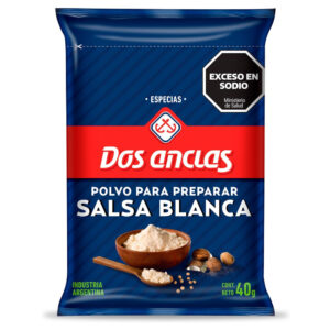 Salsa blanca Dos Anclas en sobre 40 g.