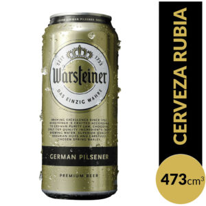 Cerveza rubia Warsteiner 473 ml