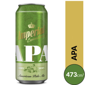 Cerveza rubia Imperial Apa 473 ml