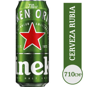 Cerveza rubia Heineken 710 ml