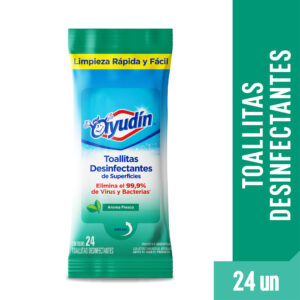Toallitas desinfectantes Ayudín fresco flowpack x 24 uni