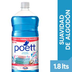 Limpiador líquido aromatizante Poett suavidad de algodón 1.8 lts.