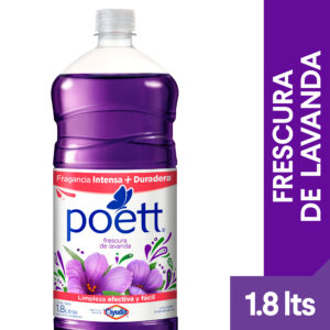 Limpiador líquido aromatizante Poett frescura de lavanda 1.8 lts.