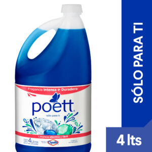Limpiador líquido aromatizante Poett solo para tí 4 lts.