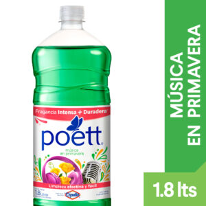 Limpiador líquido aromatizante Poett música en primavera 1.8 lts.