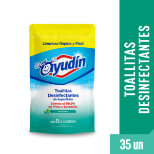 Toallitas desinfectantes Ayudín aroma fresco doypack x 35 uni