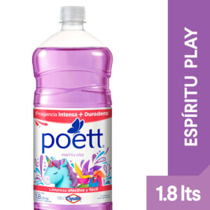 Limpiador líquido aromatizante Poett espíritu play 1.8 lts.