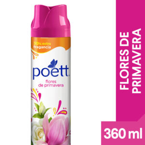 Desodorante de ambiente Poett flores de primavera en aerosol 360 ml.