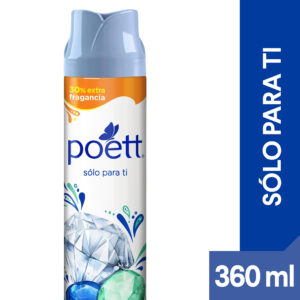 Desodorante de ambiente Poett solo para ti en aerosol 360 ml.