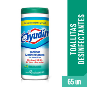 Toallitas Desinfectantes Ayudín Fresco x 65 uni