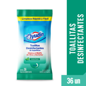 Toallitas desinfectantes Ayudín fresco flowpack x 36 uni