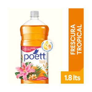 Limpiador líquido Poett frescura tropical 1.8 lts