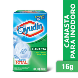 Canasta para inodoros Ayudín verde full 16 g.