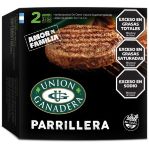 Hamburguesas parrilleras Unión ganadera 2 uni