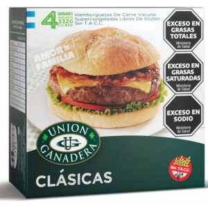 Hamburguesa de carne Unión ganadera 4 uni