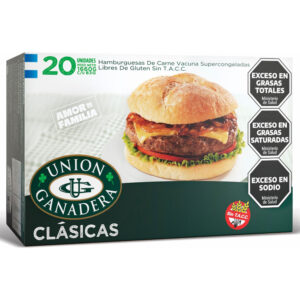 Hamburguesa de carne Unión ganadera 20 uni