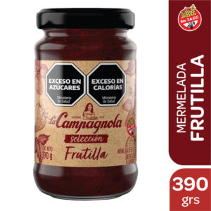 Mermelada artesanal La Campagnola frutilla 380 g.
