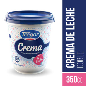 Crema de leche Tregar doble pote 350 g.