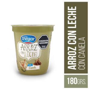Arroz con leche Tregar con canela en pote 180 g.