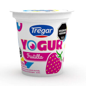 Yogur entero Tregar frutilla 125 g.