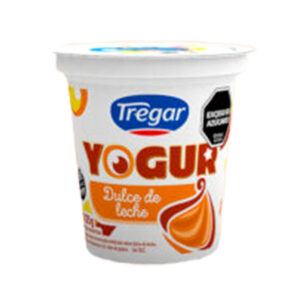 Yogur entero Tregar dulce de leche