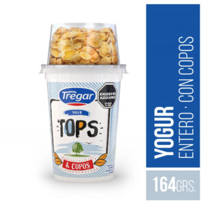 Yogur entero Tregar con cereales 164 g.