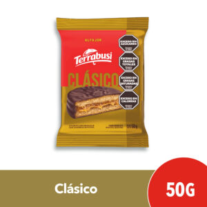 Alfajor Terrabusi chocolate clásico 50 g.