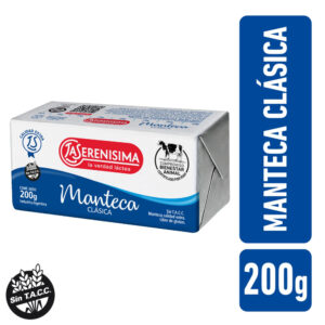 Manteca La Serenísima extra para untar 200 g.
